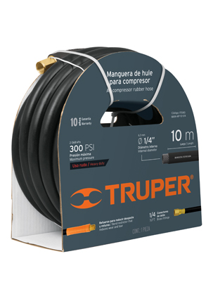 MANGUERA MANAP151/4 P/COMP.A/PRESION 15M TRUPER