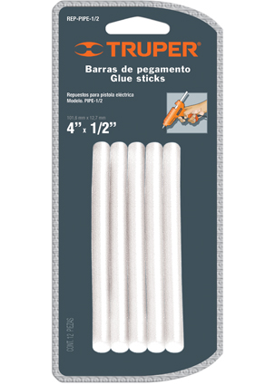 PEGAMENTO REPPIPE1/2 BARRA D/SILICON 1/2 P/PIST. ELECT....