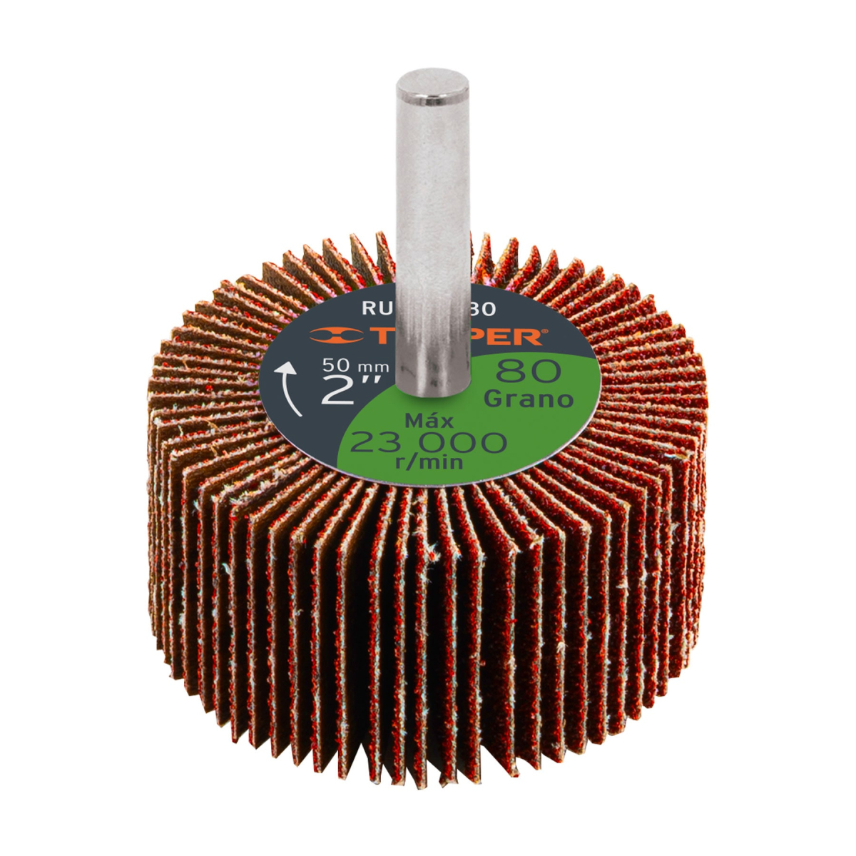 RUEDA RUFLA280 FLAP 2 GRANO 80 13038 SP TRUPER