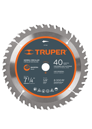 SIERRA ST724 P/MADERA 71/4x 5/8 24 DIENTESTRUPER /TC232