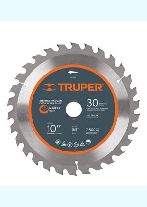 SIERRA ST1060 P/MADERA 10 x 5/8 60 DENTES TRUPER