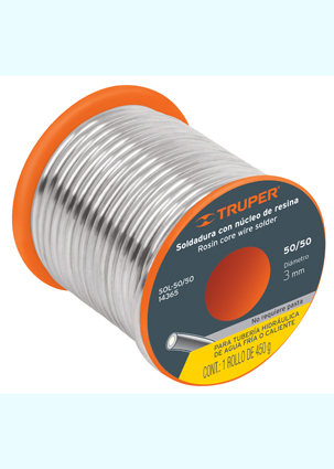SOLDADURA SOL50/50 HIDRA C/454 GRS. TRUPER