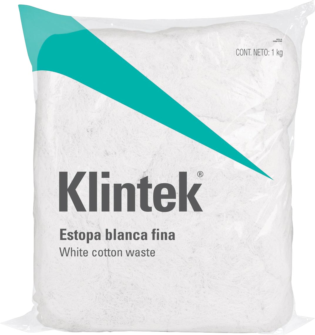 ESTOPA BLANCA ESTO1B BOLSA DE 1 KILO KLINTEK
