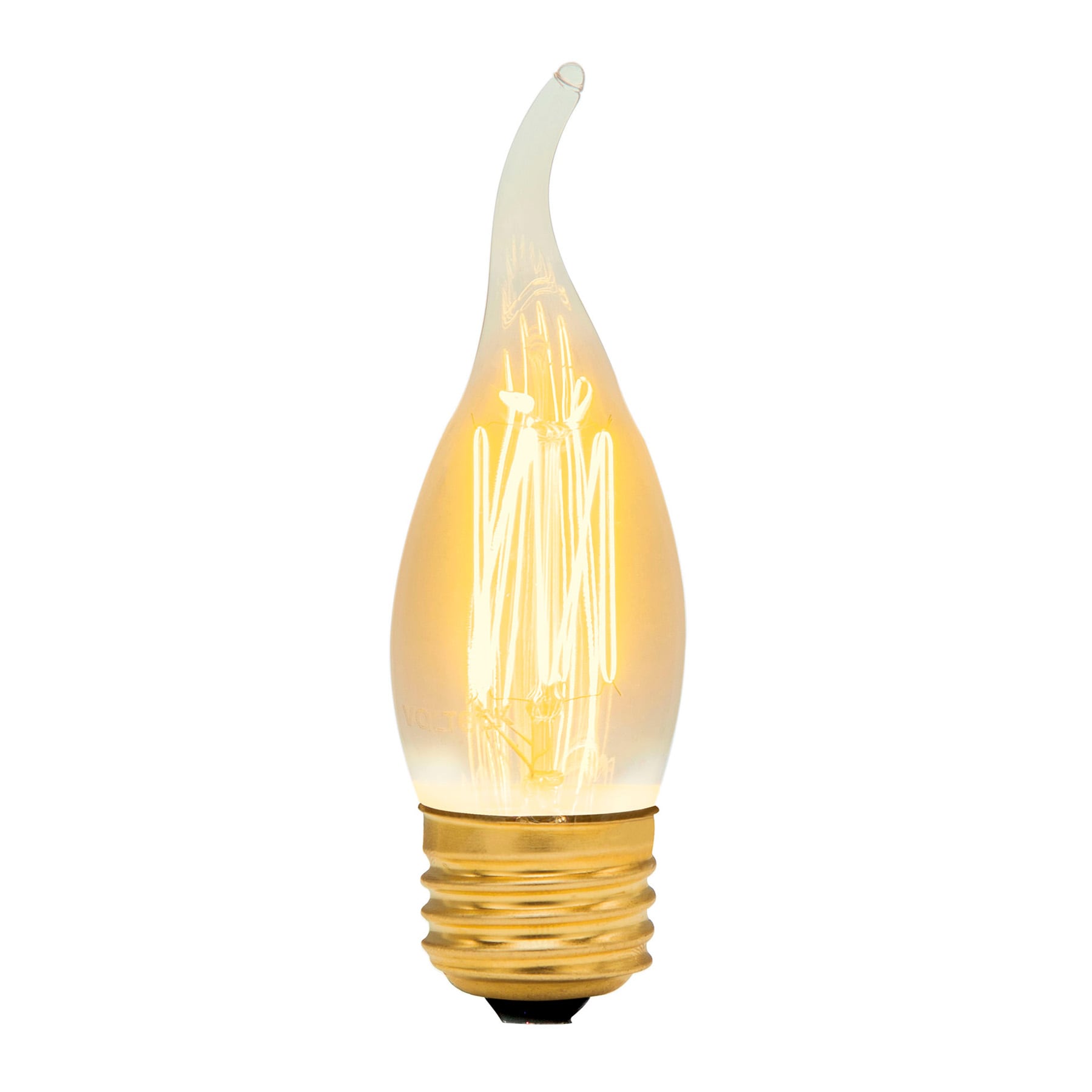 LÁMPARA FIV40F INCANDESCENTE VINTAGE T/FLAMA 40W VOLTEC...