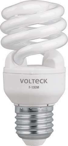 FOCO FLUORESCENTE F13EM MINI ESPIRAL 13W T.2 VOLTECK/FU...