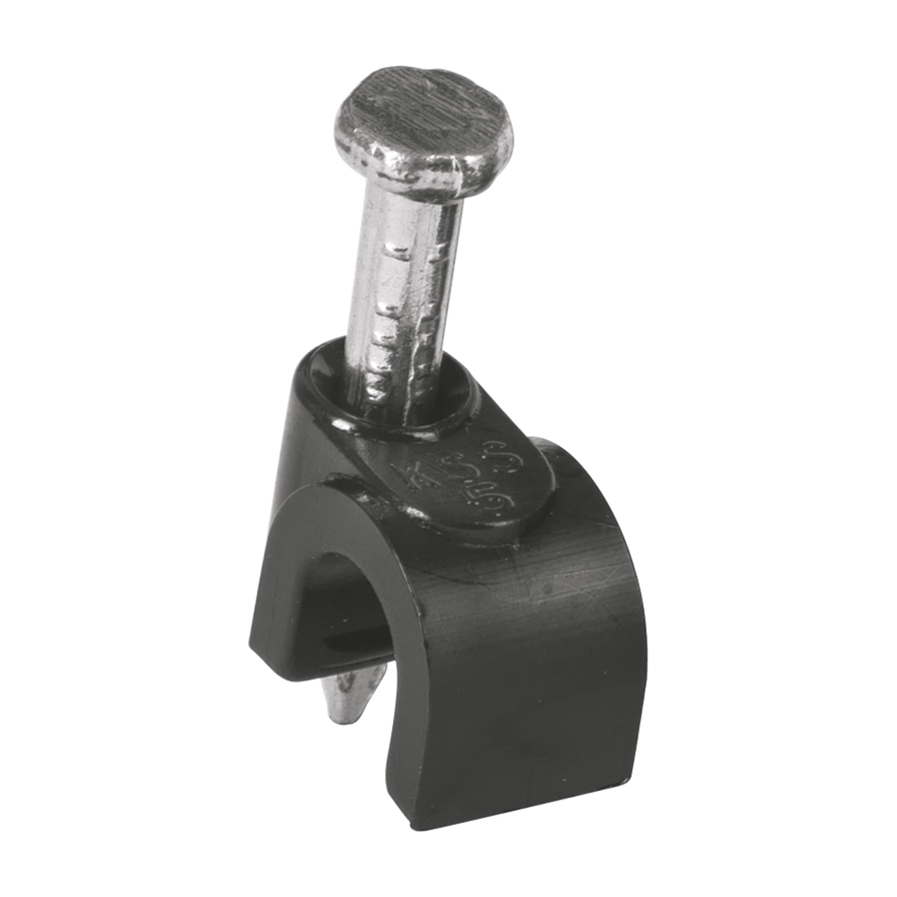 GRAPA GCU5N REDONDA P/CABLE NEGRA B/20 48280