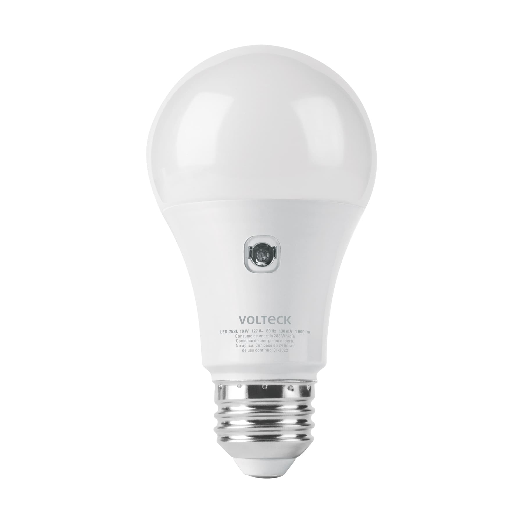 LAMPARA LED75SL C/SENSOR DE LUZ 10W. VOLTECK 46990
