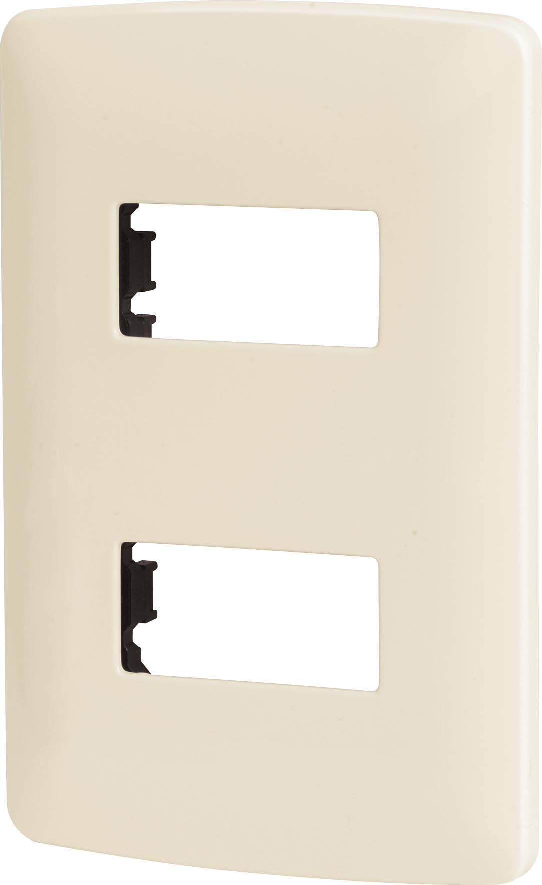 PLACA PPDOI 2 MODULOS ABS MARFIL ITALIANA VOLTECK