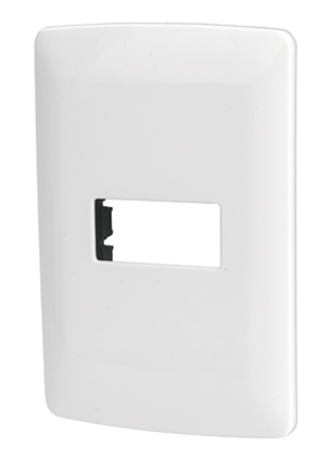 PLACA PPSE1B 1 MODULO ABS BLANCO ITALIANA VOLTECK