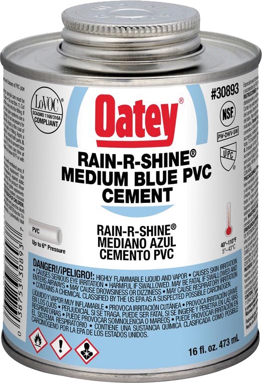 CEMENTO P/PVC MEDIUM AZUL BOTE 16 OZ 31956 OATEY 32351MX
