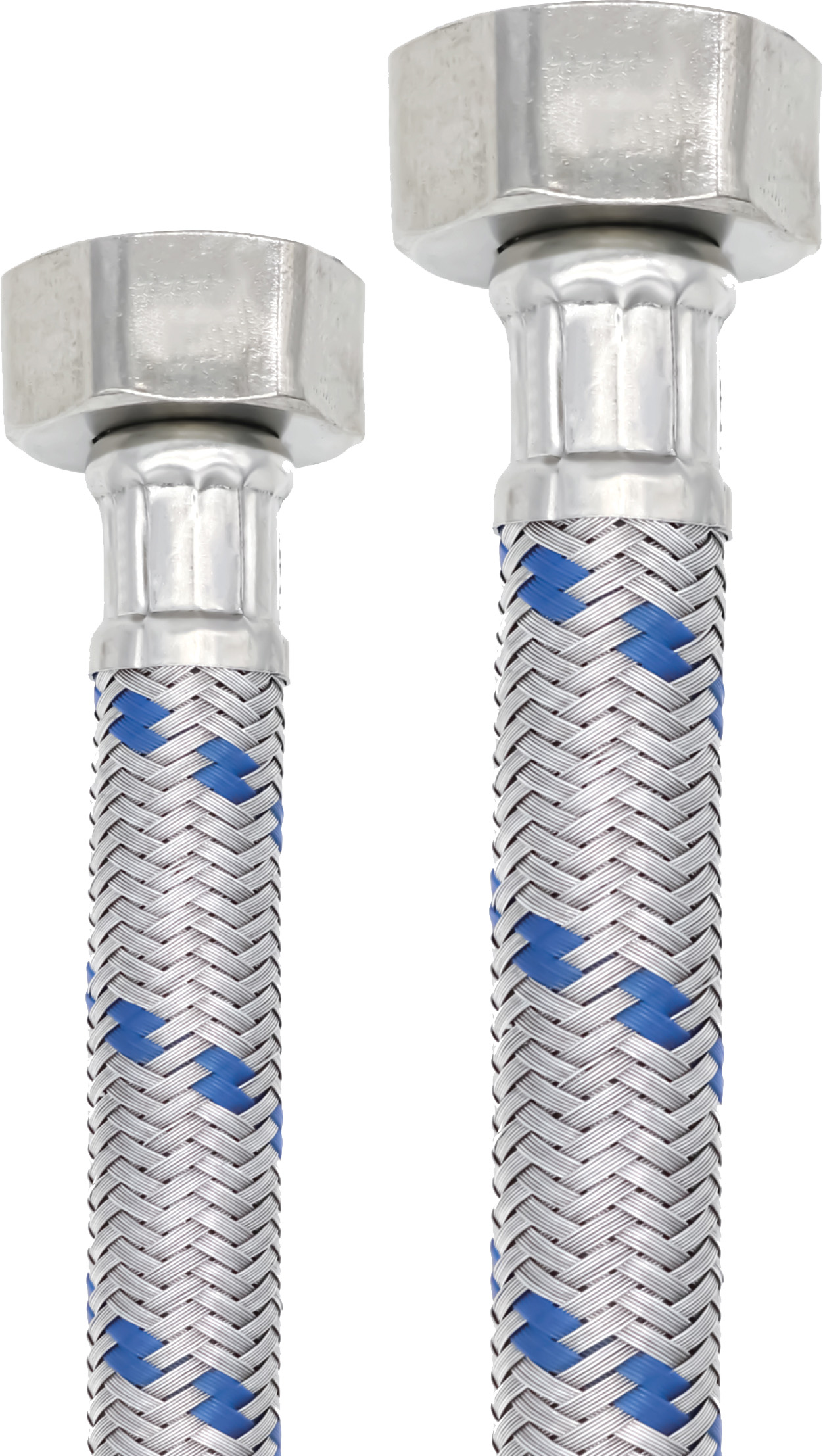 CONECTOR P/LAV. ALUM.TUER.A/INOX 1/2X1/2 40CM NIKA