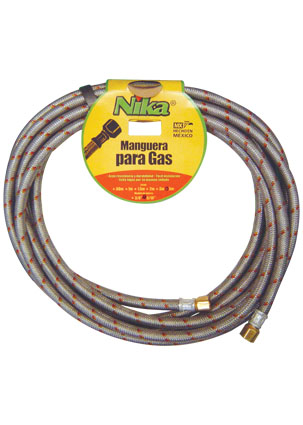 MANGUERA P/GAS 5/16 X 5 MTS ALUMINIO NIKA