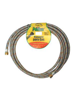 MANGUERA P/GAS 3/8 X 5 MTS ALUMINIO NIKA