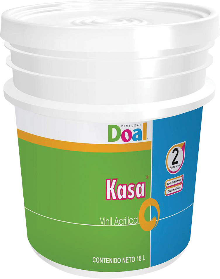 P.VINILICA KASA 105 ROJO LADRILLO C/18 LTS. DOAL