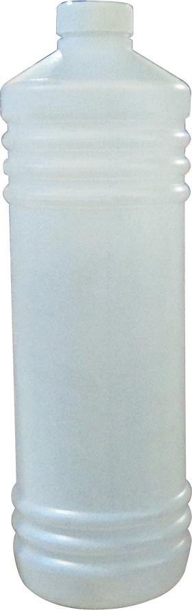 ENVASE PLASTICO 900 ML. NAT. C/TAPA R28