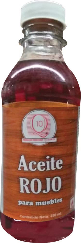 LUSTRADOR ROJO P/MUEBLES 250 ML. Q10