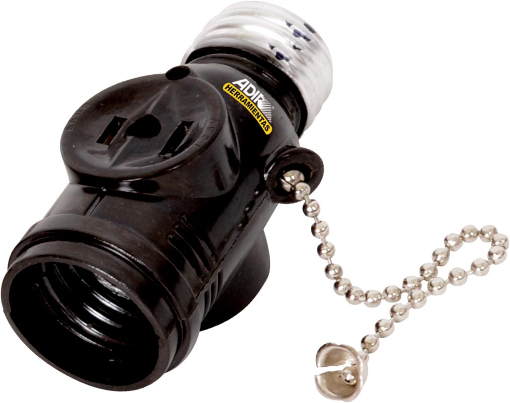 PORTALAMPARA BAQUELITA C/CADENA LADRON 1146 ADIR