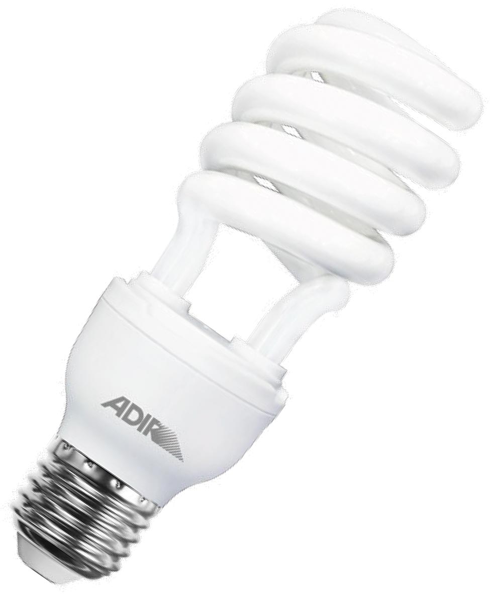FOCO FLUORESCENTE ESPIRAL L.BCA. 28W T.4 2770 ADIR