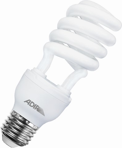 FOCO FLUORESCENTE ESPIRAL L.BCA. 23W 2880 ADIR