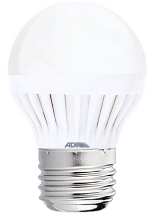 FOCO D/LED T/BULBO C/BASE DE PLAST. 3 W BCO 2924 ADIR