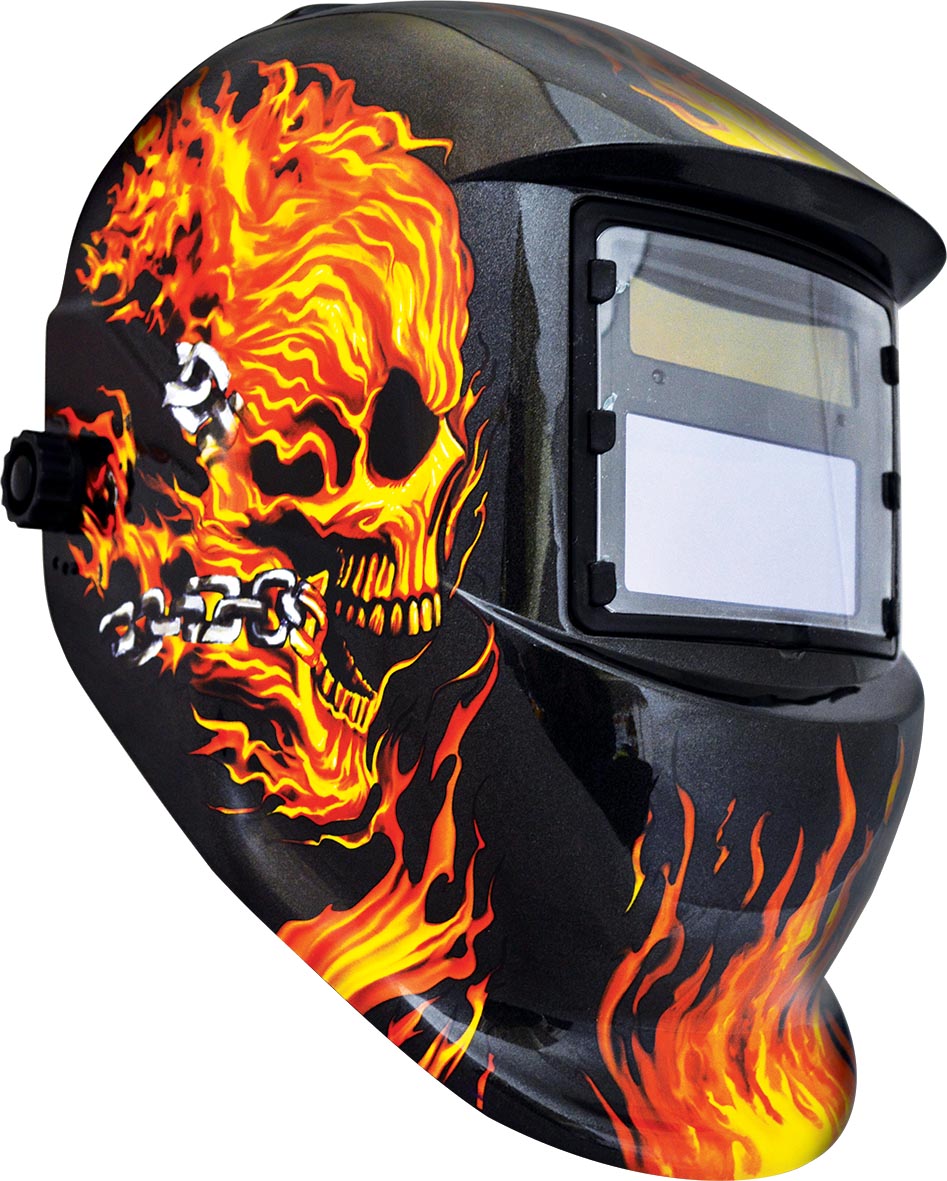CARETA ELECTRONICA P/SOLDAR FLAMING SKULL 6711 ADIR