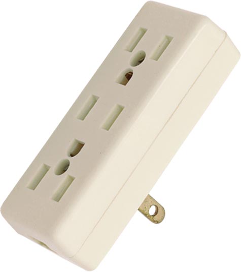 CONTACTO TRIPLE TIERRA C/CLAVIJA BAQ. CLA013 KLEY