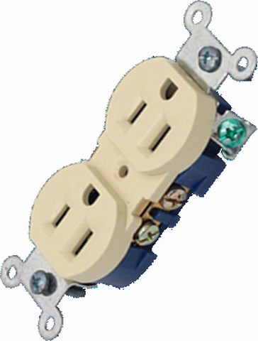 CONTACTO DUPLEX ATERRIZADO OCULTO 15A 125V CTO009 KLEY