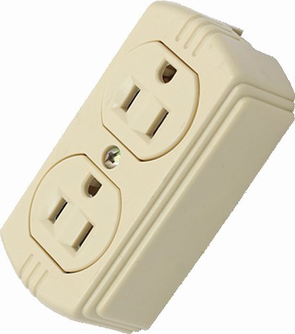 CONTACTO DUPLEX ATERRIZADO VISIBL 15A 125V CTO012B KLEY