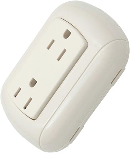 CONTACTO DUPLEX VISIBLE MARFIL TIP ITALIANA CTO021 KLEY