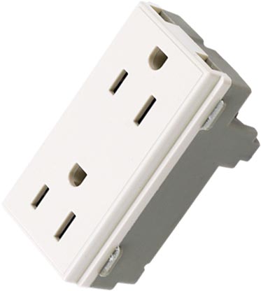 CONTACTO DUPLEX OCULTO BLANCO VENECIA CTO029 KLEY