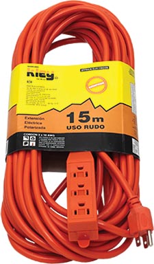 EXTENSION ELECTRICA USO RUDO NJA. 30MTS EXT025 KLEY