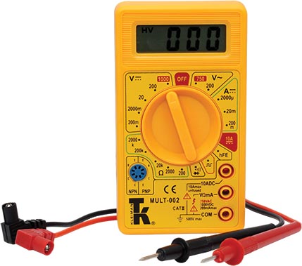 MULTIMETRO DIGITAL CON BUZZER MULT002 KLEY