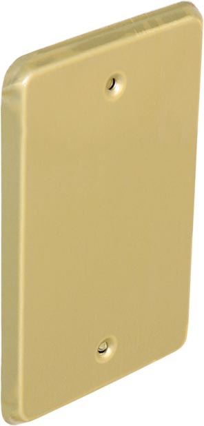 PLACA CIEGA ALUMINIO ORO PLA004 KLEY