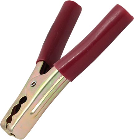 PINZA CAIMAN 100A PASACORRIENTE ROJA CAI002 KLEY
