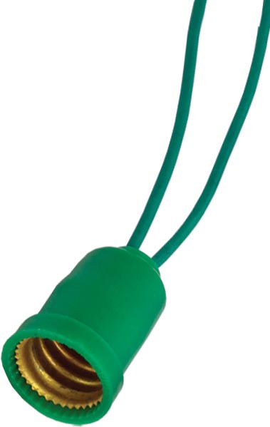 PORTALAMPARA SOCKET COLGANTE 71/2 VERDE SOC003 KLEY