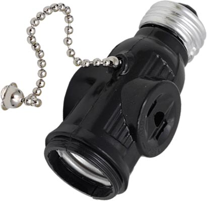 PORTALAMPARA LADRON C/CADENA BAQ.REFOR.NGO LAD003 KLEY