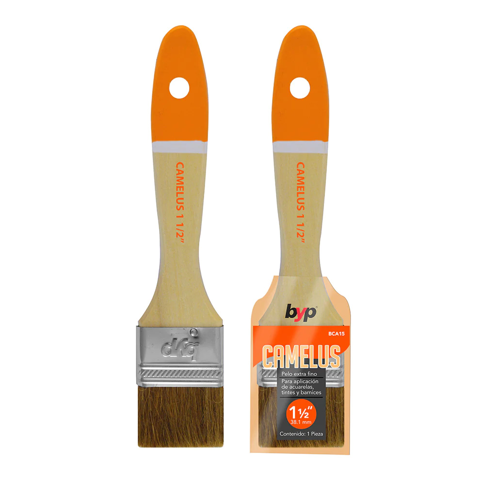 BROCHA EXTRA FINA 1 1/2 CAMELUS BCA15 BYP