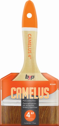 BROCHA EXTRA FINA 4 CAMELUS BCA40 BYP