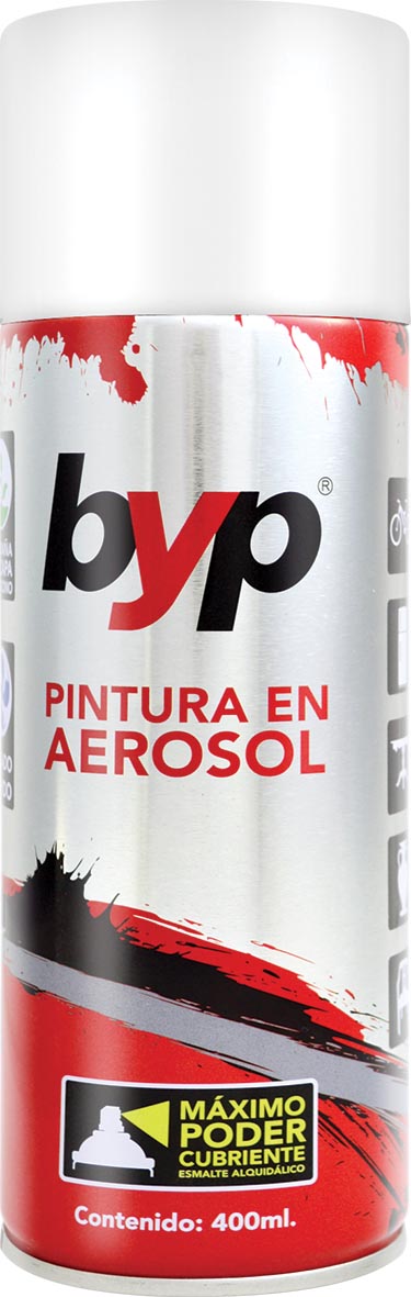 P.ESM.AEROSOL BLANCO MATE ALQUIDALICO 400ML ABM BYP