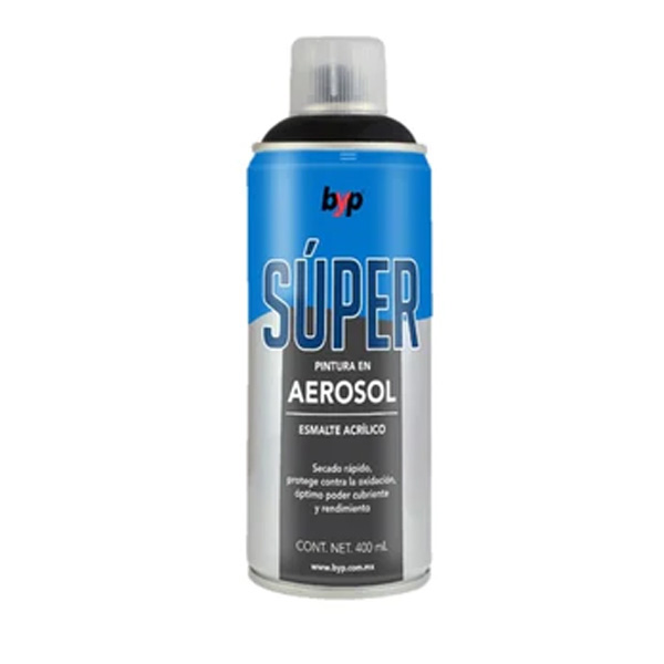P.ESM.AEROSOL SUPER BLANCO MATE ACRILICO 400ML ABMS00 BYP