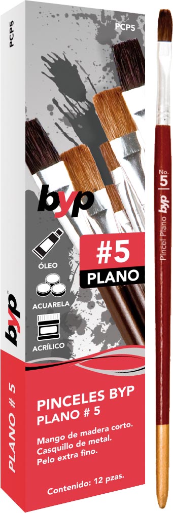 PINCEL PLANO N 5 CAMELUS PCP5