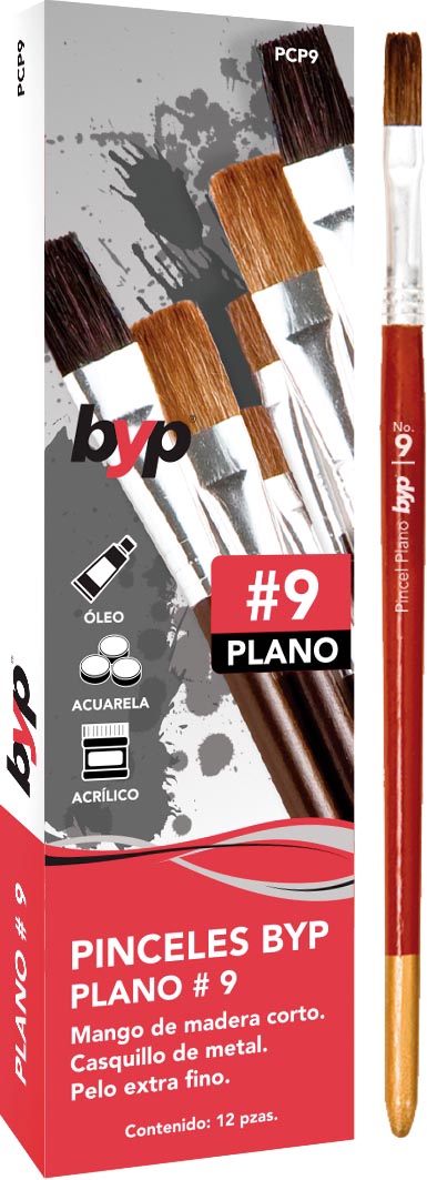 PINCEL PLANO N 9 CAMELUS PCP9