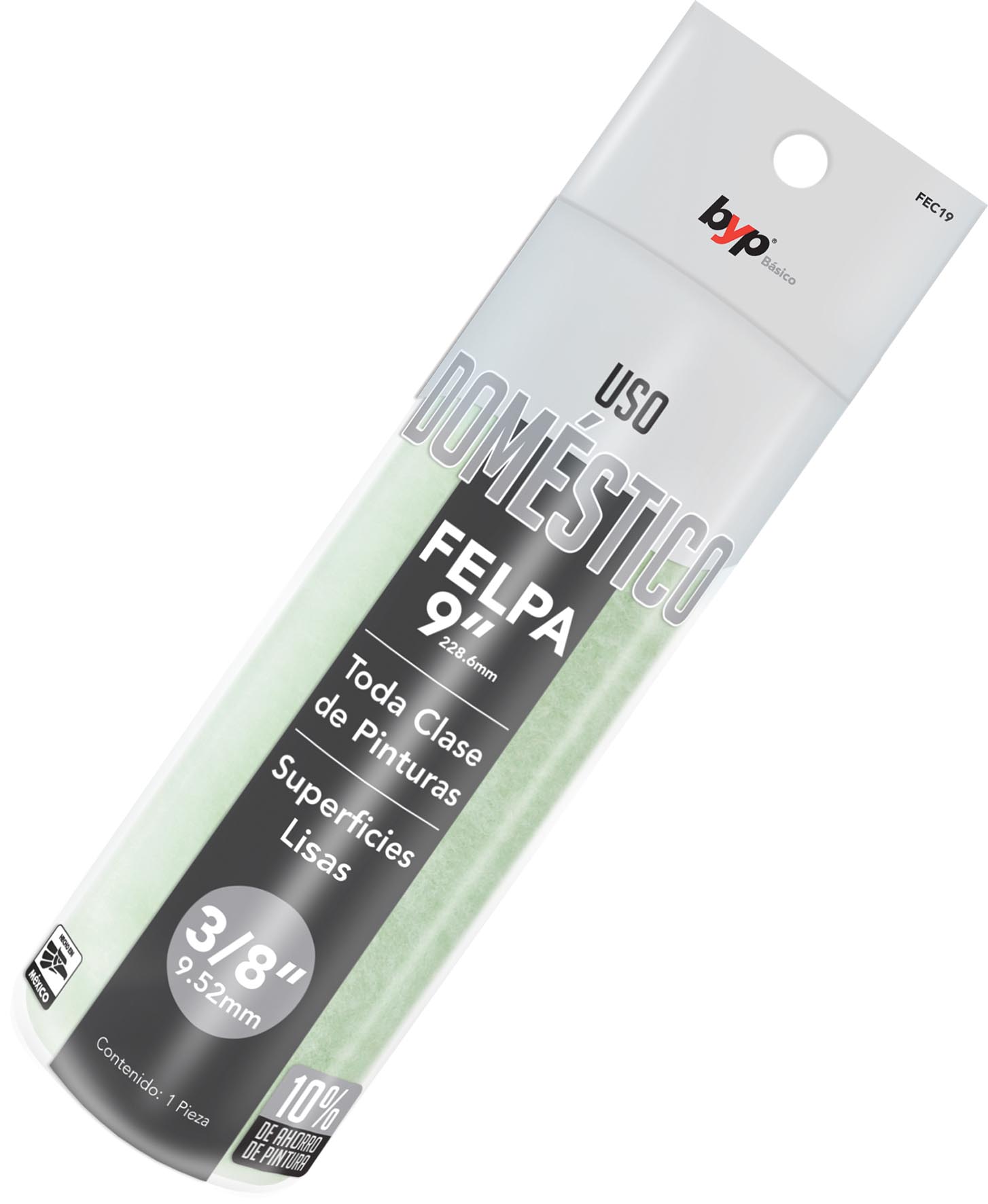 REPUESTO P/RODILLO 9 F/BAJA DENS. 3/8 FEC19 BYP