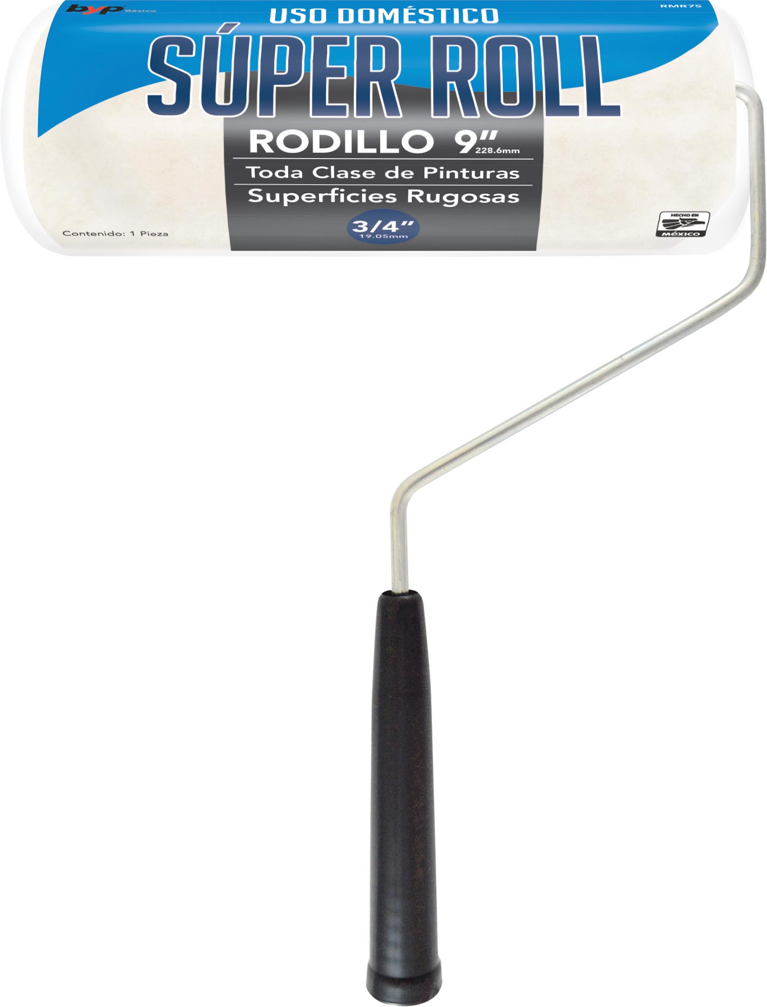 RODILLO 9 SUPER ROLL 3/4 RUGOSO BYP RMR75
