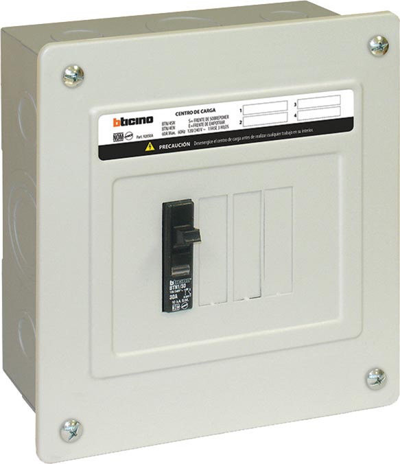 CENTRO DE CARGA 4 UNI. EMPOTRAR BTN/4EN BTICINO