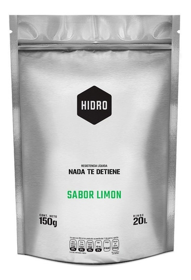 BEBIDA HIDRO 220 SOBRE RINDE 20 LITROS SABOR LIMON