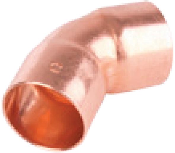 CODO COBRE 45 FIG. 606 DE 13 MM.