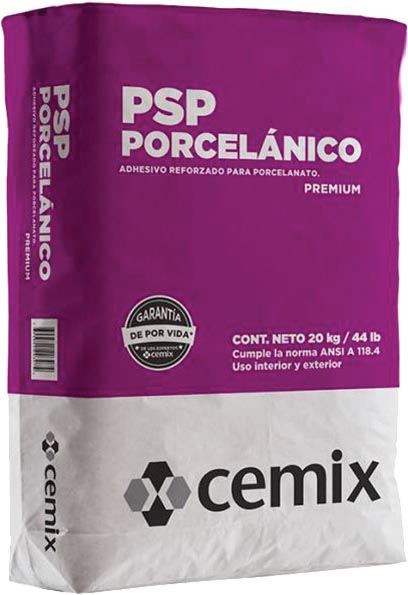 ADHESIVO PSP PORCELANICO PISO SOBRE PISO C/20 KG 34860 ...