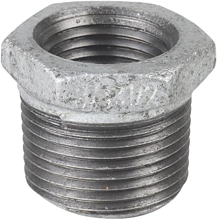 REDUCCION BUSHING 3/4 A 1/2 19 MM. A 13 MM. GALV.