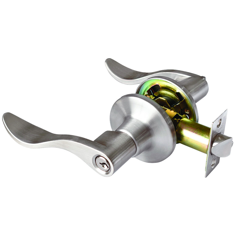 CERRADURA 5820 MANIJA MERCURIO C/LLAVE NIQUEL SATIN BP